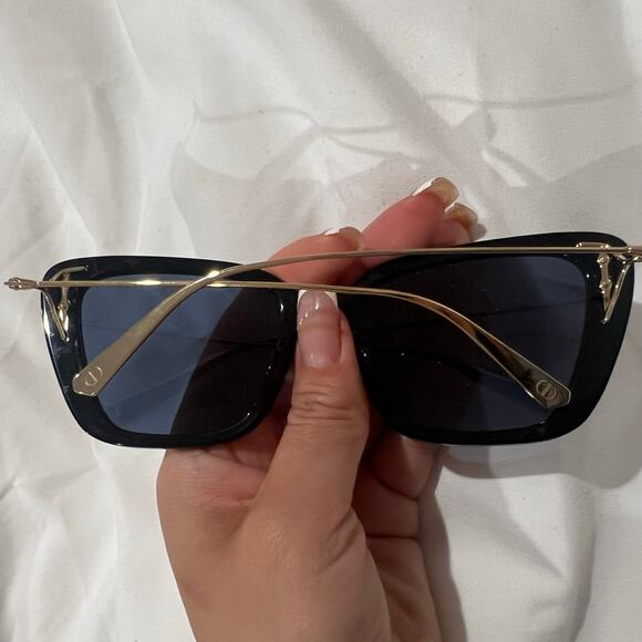 Dior Miss Dior Blue Sunglasses 14A7 Black Gold Blue - Picture 6 of 7